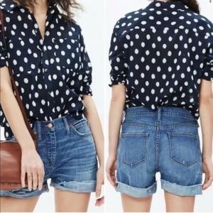 Madewell High Waisted Denim Shorts Thornecliff 26
